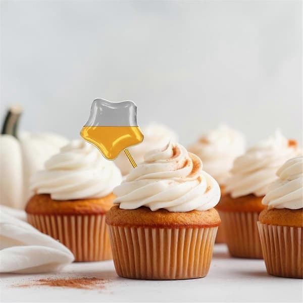 50 stk. 4 ml Cupcakes Engangs Plastik Transfer Pipetter Stjerneform
