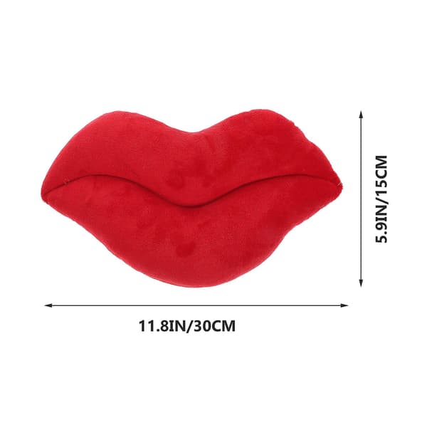 30 cm Puterute Puterute for Sofa Valentinsdag Kasteputer Røde Puter Nyhet Klem Puter Lepper Pute Lip Pute