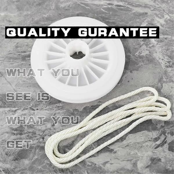 295871 Rekylstarterhjul for Briggs & Stratton Passer for de fleste 5-16 HK motorer, Plast Pull Starte
