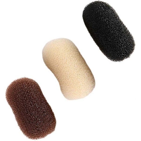 3-pack Volym Hårförstärkande Pad Clip Hårutfyllnadsverktyg Utskjutande Clip Hårklämma Huvudinsats Hårklämma
