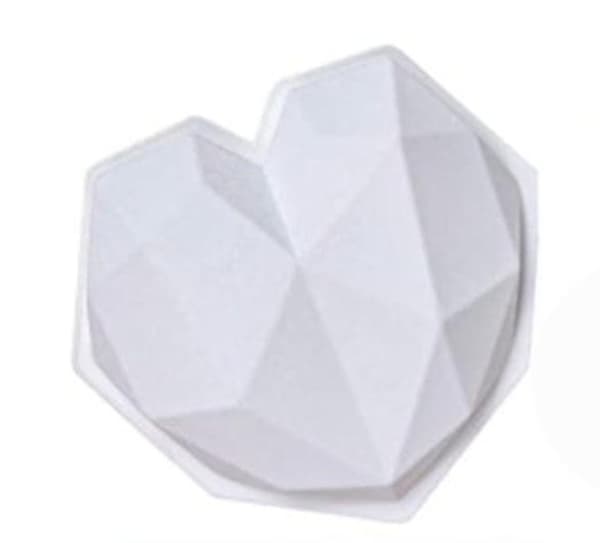 Diamant Hjerte Silikone Kageform Silikone Bageform Hjerte Kageform Fiis