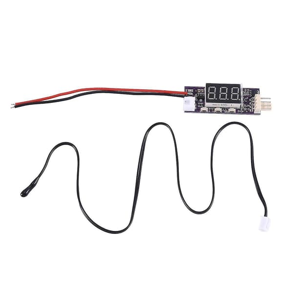 DC 12V Mini 4-tråds PWM-blæser Temperaturstyring Governor Temperaturhastighed Digital Display Support 3
