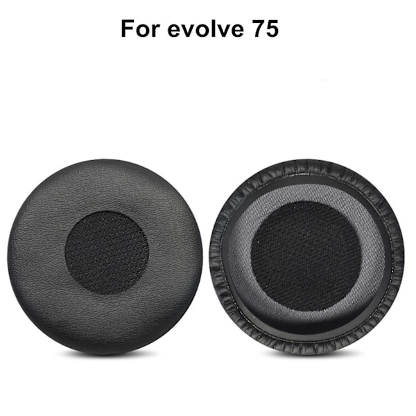 2 st öronkuddar mjuka överdrag för Jabra Evolve 20se 30ii 40 65+ 75