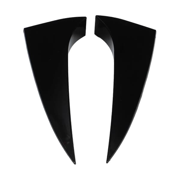 2 stk. Glossy Sort Bagrude Side Spoiler Vinge Biltilbehør Erstatning for Hyundai IX35 2010?2017