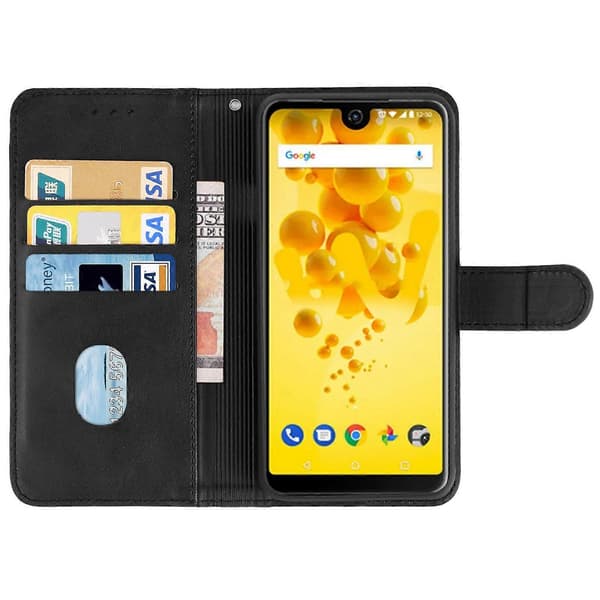 Læder Telefon Cover Til Wiko View 2