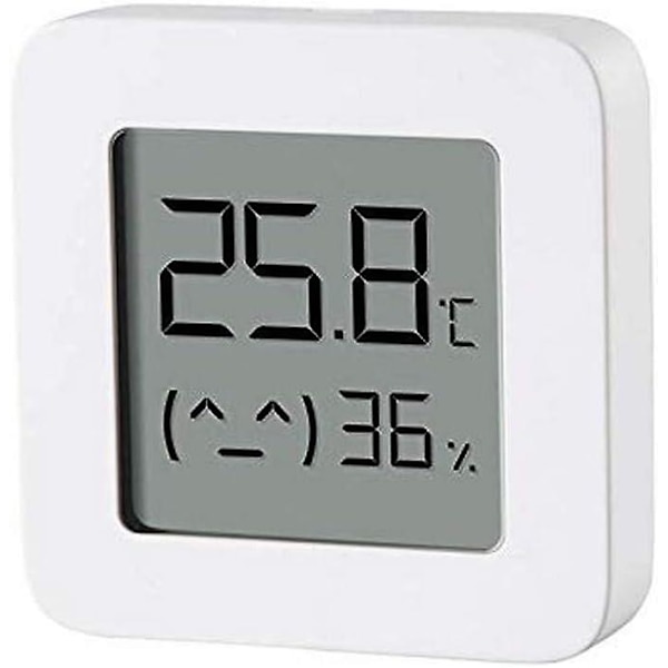 Hvid Temperatur- og Luftfugtighedsmåler 2 Digital Display Monitor
