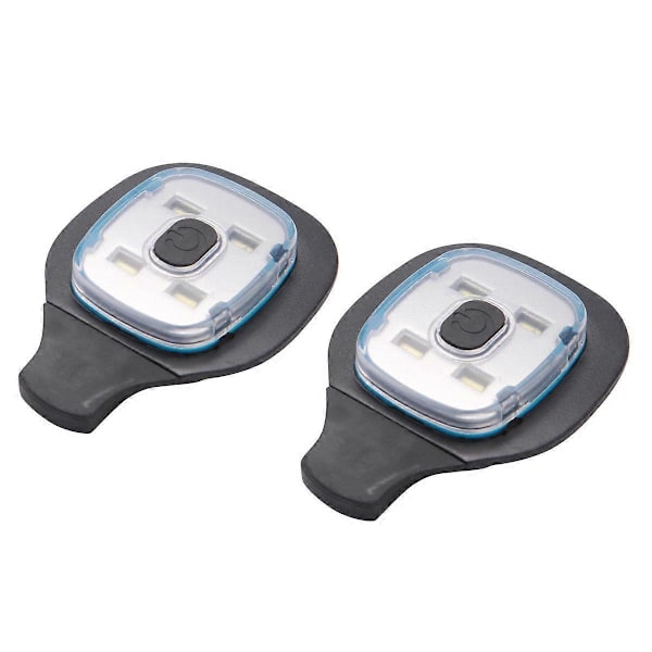 2 stk USB-oppladbare lys for LED-lue, utskiftbar hodelysklokke DIY-lue-lys for menn og kvinner