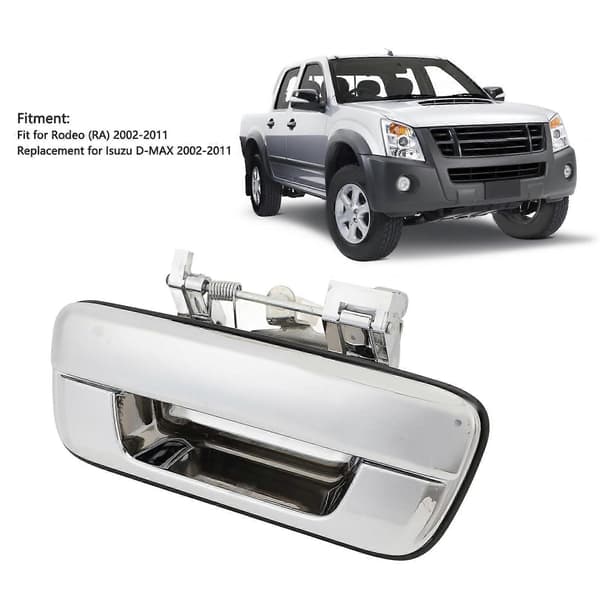 Bagagerumsgreb Uden Nøglehul Krom Bagagerumsgreb Udskiftning Til Isuzu D?MAX 2002?2011 YEMAA