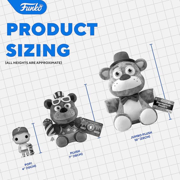 Plush: Five Nights at Freddy's (FNAF) Pizza Sim: Lefty - FNAF Pizza Simulator - Samleobjekt Myk Plush - Bursdagsgaveidé