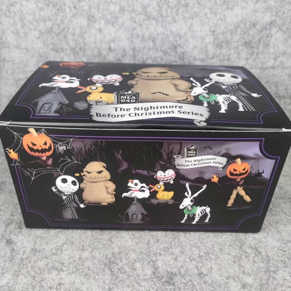 Anime Julekalender Horror Blind Box Jack Skull Skrivebordsdekorasjon Dukke Gaveleketøy