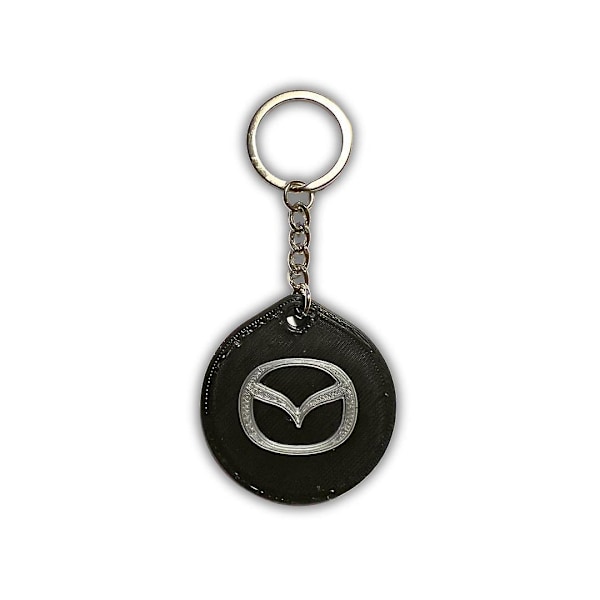 Nøglering nøglekæde emblem tilbehør til Mazda