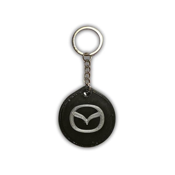 Nyckelring nyckelkedja emblem tillbehör för Mazda