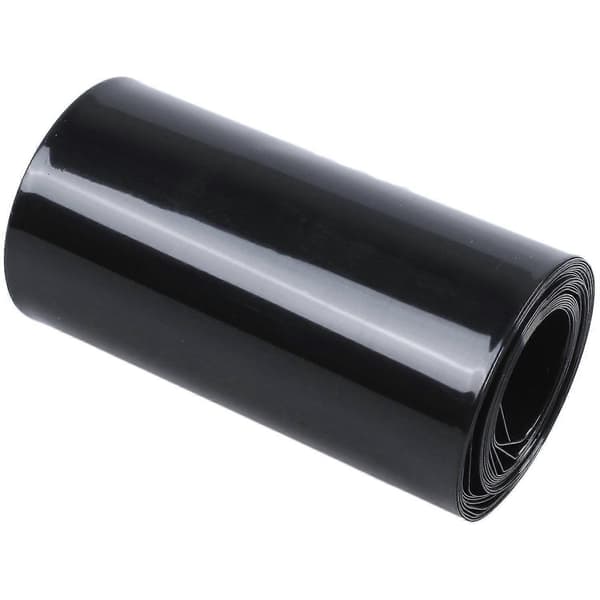70mm/44mm PVC-krympslang Svart 2m 6,5ft För