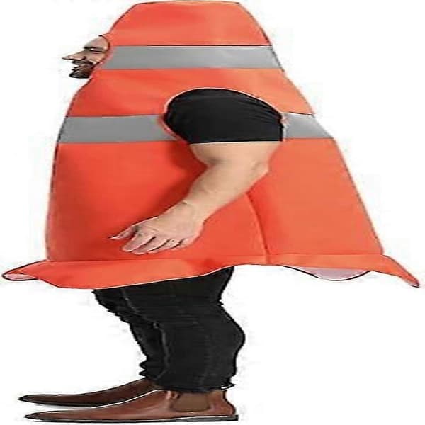 Trafikkeglekostume til rolleleg, cosplay og temafester