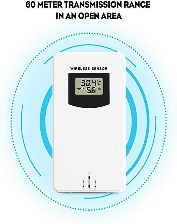 Vejrstationstilbehør, Trådløs Sensorprobe Temperaturmåler Udendørs Udskiftningssensor