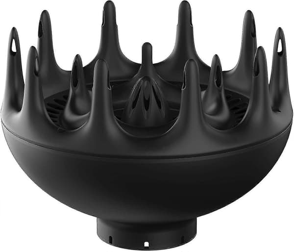 Black Orchid Stor Hår Diffuser För Lockigt Och Naturligt Hår