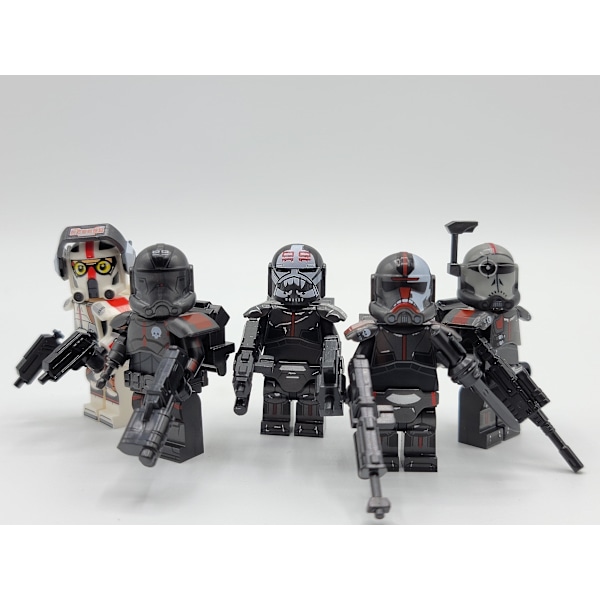 Star Wars Bad Batch Custom Minifigur Sæt med 5 stk.