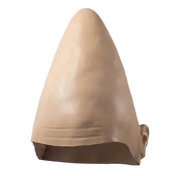 Halloween Alien Coneheads Egg Head Hodeplagg Maske Horror Hjelm Latex Maske Hodeplagg