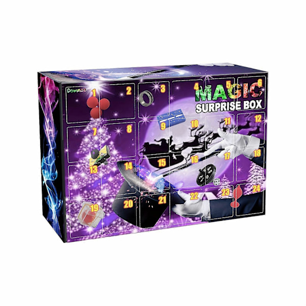 Haiweisi Magic Decompression Blind Box Julstämningsgåva Magiska Rekvisita Små Saker Decompression Leksaker Kul