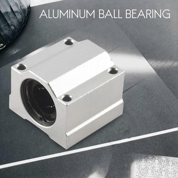 4 stk. SC20UU 20mm Aluminium Lineær Bevegelse Kulelager Slide Foring for CNC