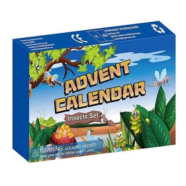Adventskalender 2024 Kvinnor Jul Insekt Set Present Jul Advent 24 Dagar Digital Nedräkning Barns Present
