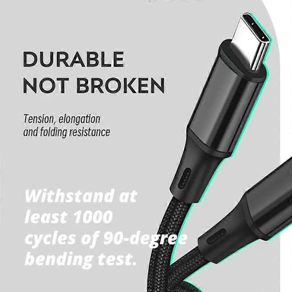 For Sony PS4 Spillkontroller Laderledning USB til Micro-USB Ladekabel, 2m