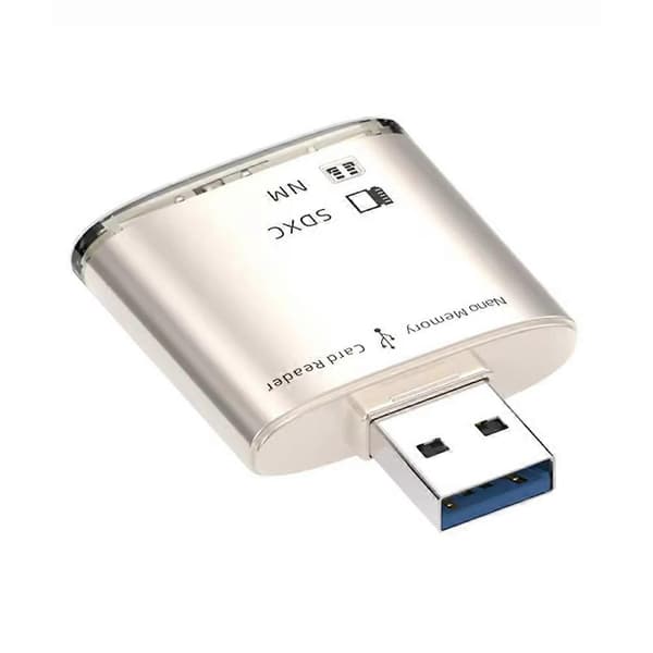 USB 3.0 Kortlæser til NM Nano Memory Card Skriveadapter, A