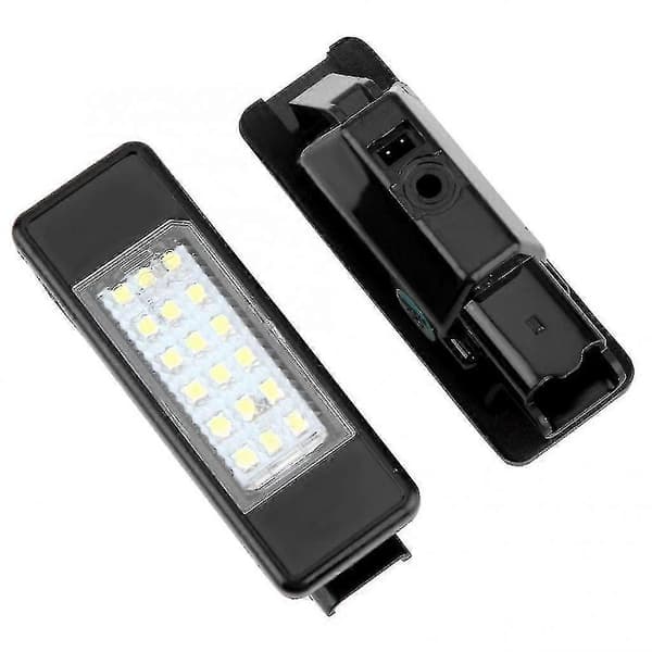 2 stk 12V Bil Skiltlys For Citroen C2 C3 C4 C5 C6 Ds3