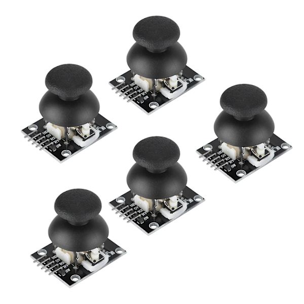 5 st Dual-axlig Joystick-modul för Arduino-spelkontroll