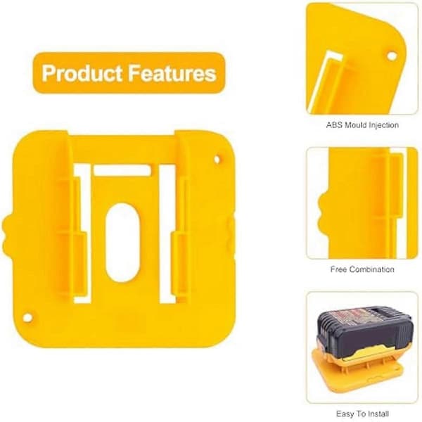 12-pak Batteriholder til Dewalt 20V Batterimontering Dock Holder
