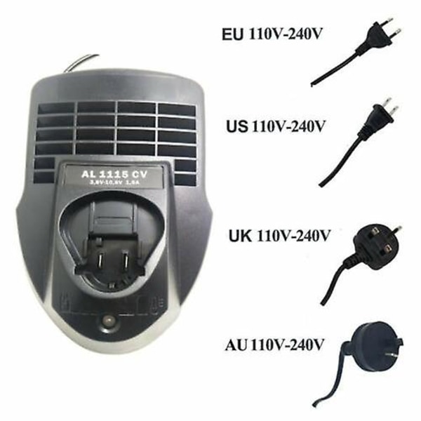 För Bosch 3.6v 12v Max Litium Al1115cv Bc330 Batteriladdare Bat411 Bat414 1.5a