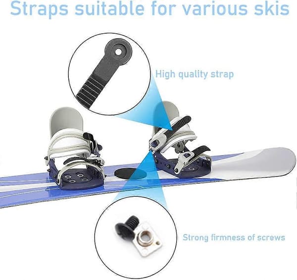6 stk./ 10 stk. Snowboard Ankelsnor, Rulleskøjtesko Snore Snowboard