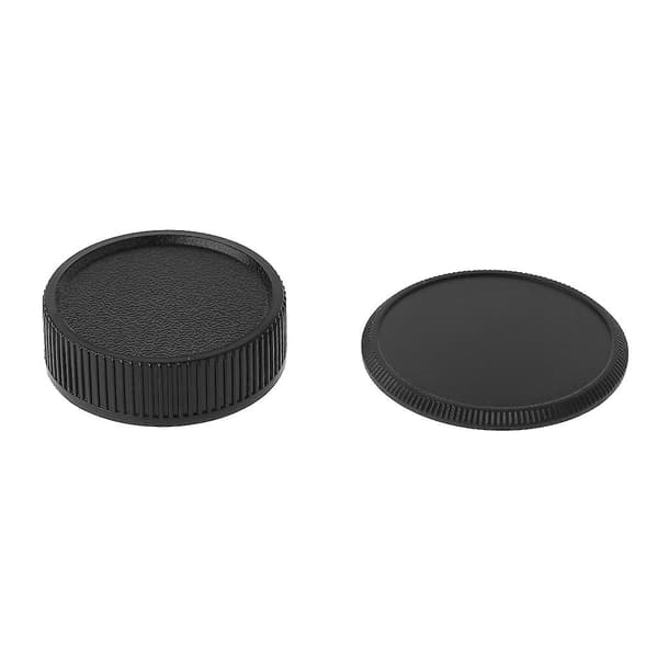 Bagerste Objektivdæksel til 39mm Leica M39 L39 Sort Kamerahus & Ef Objektiv Erstatning
