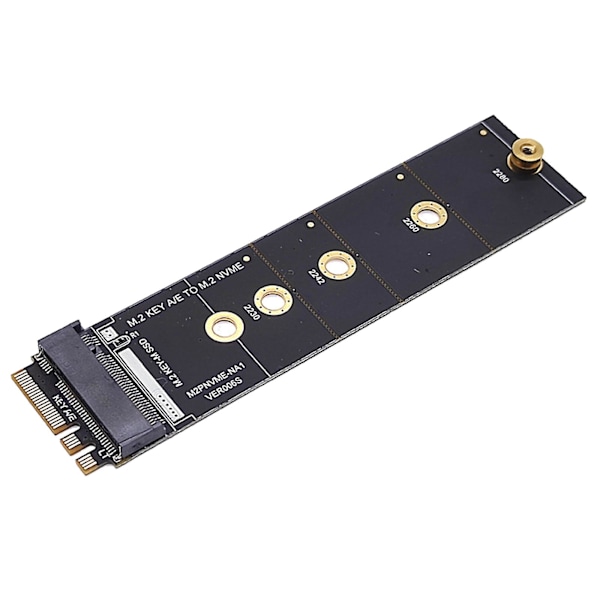 M2 för KEY A-E till M2 NVME Adapter Card NVME KEY-M Expansionsstöd för M.2 SSD