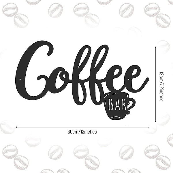 Metall Henge-Kaffeebar Vegg Skilt Pot Head Henge Skilt Men Først Kaffe Metall Skilt Kaffestasjon