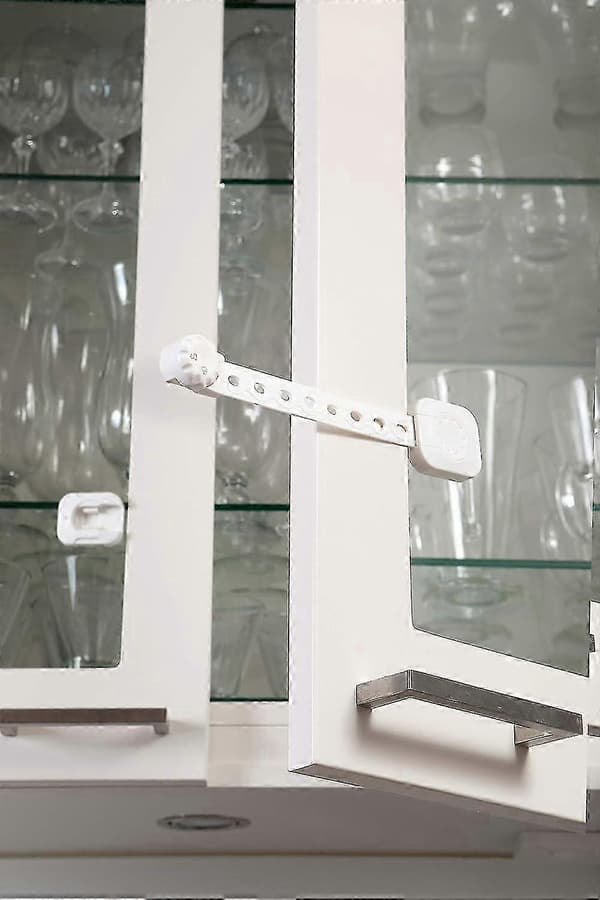 Twist \"N Lock Multifunktionell Spärr - Barnsäkerhetslås - Vit - 6-pack - Modell G1435