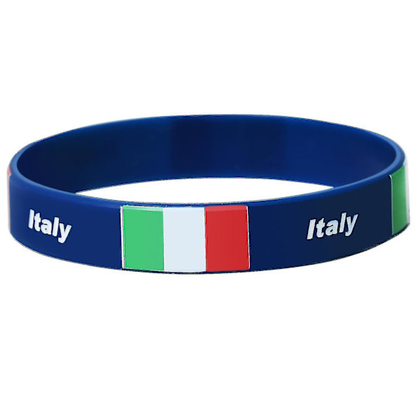 Italia Silikoniranneke - Rannekoru Urheiluturnauksiin - Isänmaallinen Tuki Maailmantapahtumiin