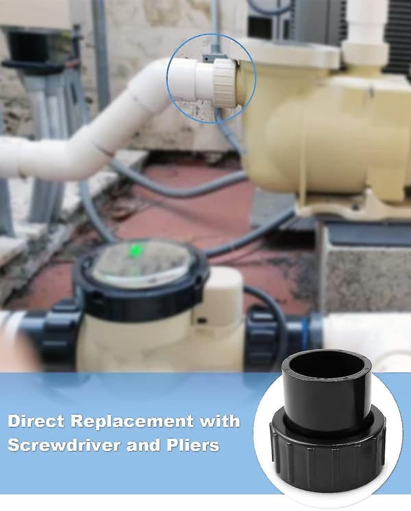 Pvc-tryckrör - Pentair 350157 Pool Spa Pump med 1,5 tums Superflo dräneringsram
