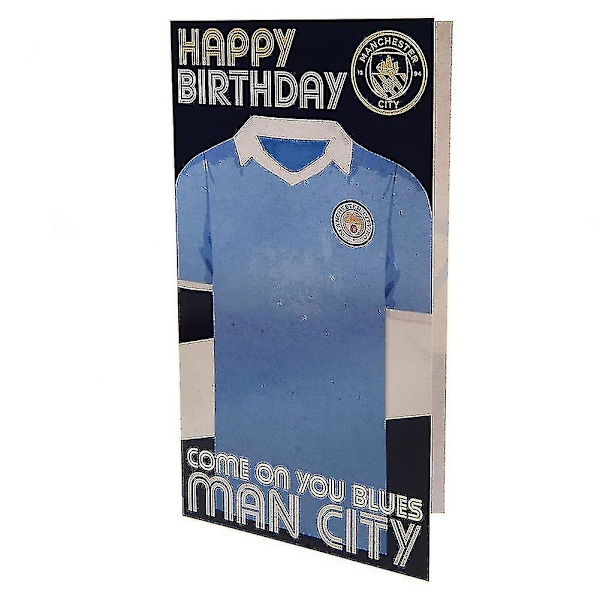 Manchester City FC Retro Fødselsdagskort
