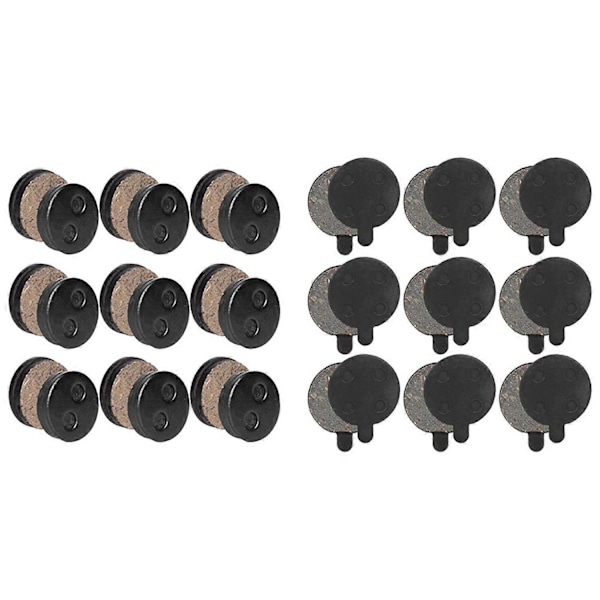 18 paria skootterin levyjarrupalat puolimetallipalat M365 sähköskootterille - 9 paria 2 cm & 9 paria 2,25 cm