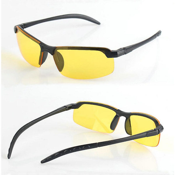 Hd Nattkörningsglasögon Gul Ljus Antireflex Vision Tonade Unisex