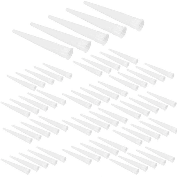 100 stk. Patron Spidser Silikon Spids Spidser Udskiftning Silikon Spidser Patron Patron Dyser Dyser Cisea