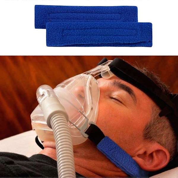 2 Par CPAP Tillbehör Komfortkuddar Förhindrar Ansikts-CPAP Maskband Hållare för