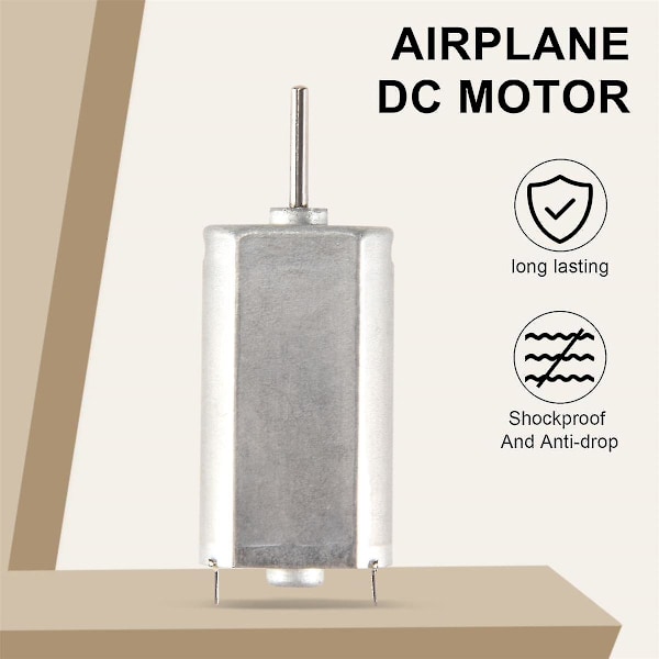 2 kpl DC 9V 30800RPM 2mm akselin halkaisijaltaan korkea nopeus mallin lentokoneen DC-moottori