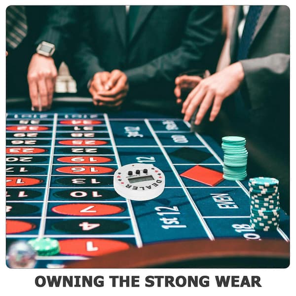 Poker Timer Nedtellingstimer Brettspill Dealer Digital Klokke Spilltimer Pokertilbehør