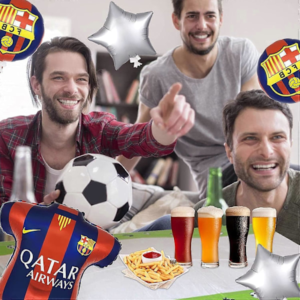 5 stk. Fotball-Folieballonger til VM