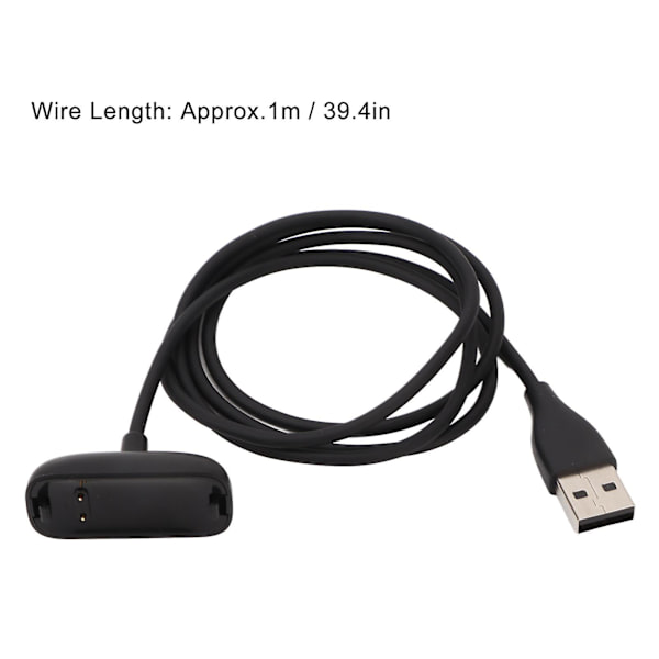 Laderkabel for Fitbit Inspire 3 Smartklokke - 2-pakning Reservedeler
