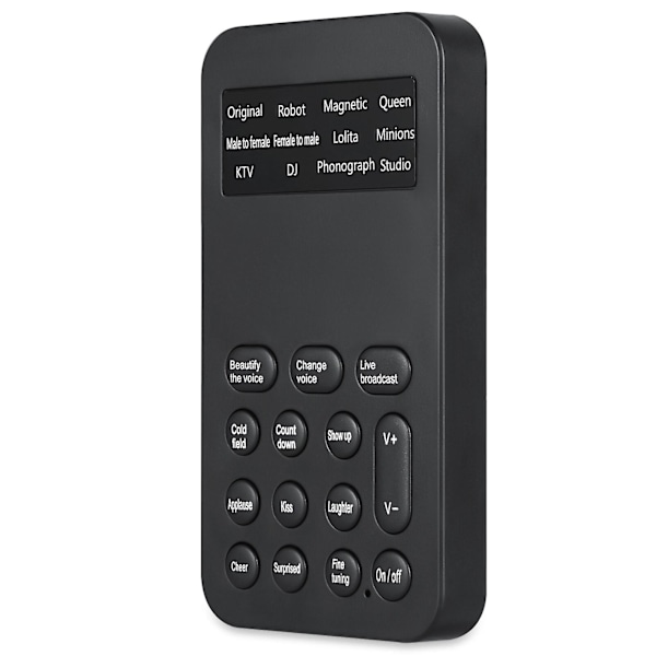 Stemmeforandrer/Forkledningsenhet/Modulator, 12 lydendringsmoduser