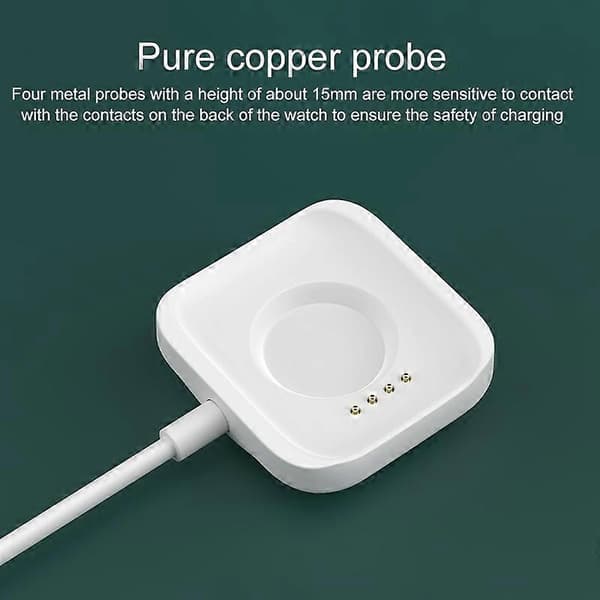 Magnetisk laddningsbas för OPPO Watch 41mm Smart Watch (Vit)