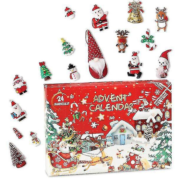 Cht-julekalender 24 Dages Vedhæng Blind Box Samleobjekt @bugu